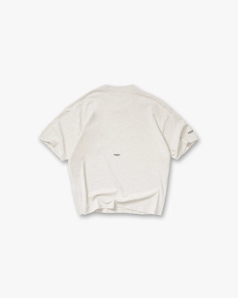 Micro Owners Club T-Shirt - Cream Marl
