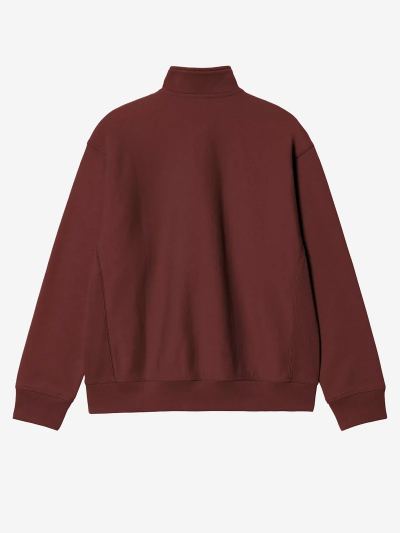 Felpa Half Zip amarone American Script