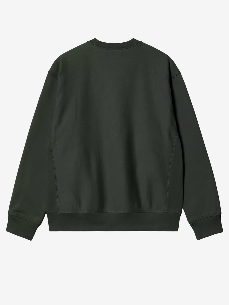 American Script felpa girocollo verde