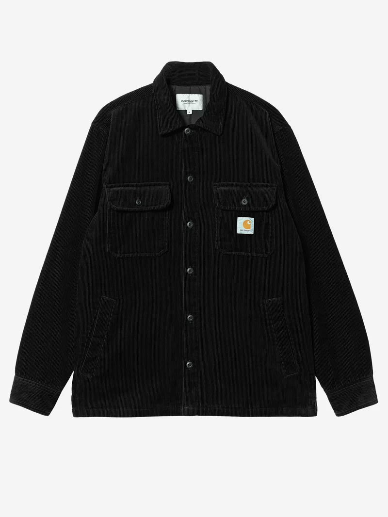 Overshirt foderata Whitsome nera
