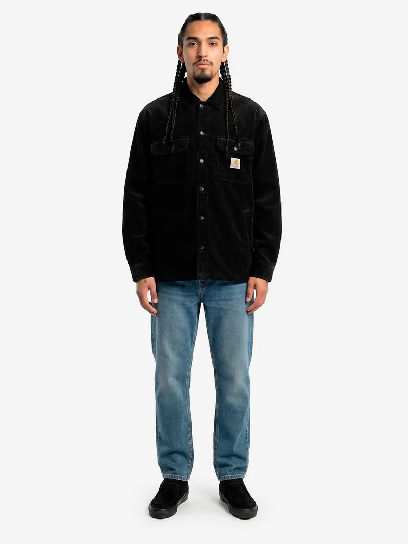 Overshirt foderata Whitsome nera