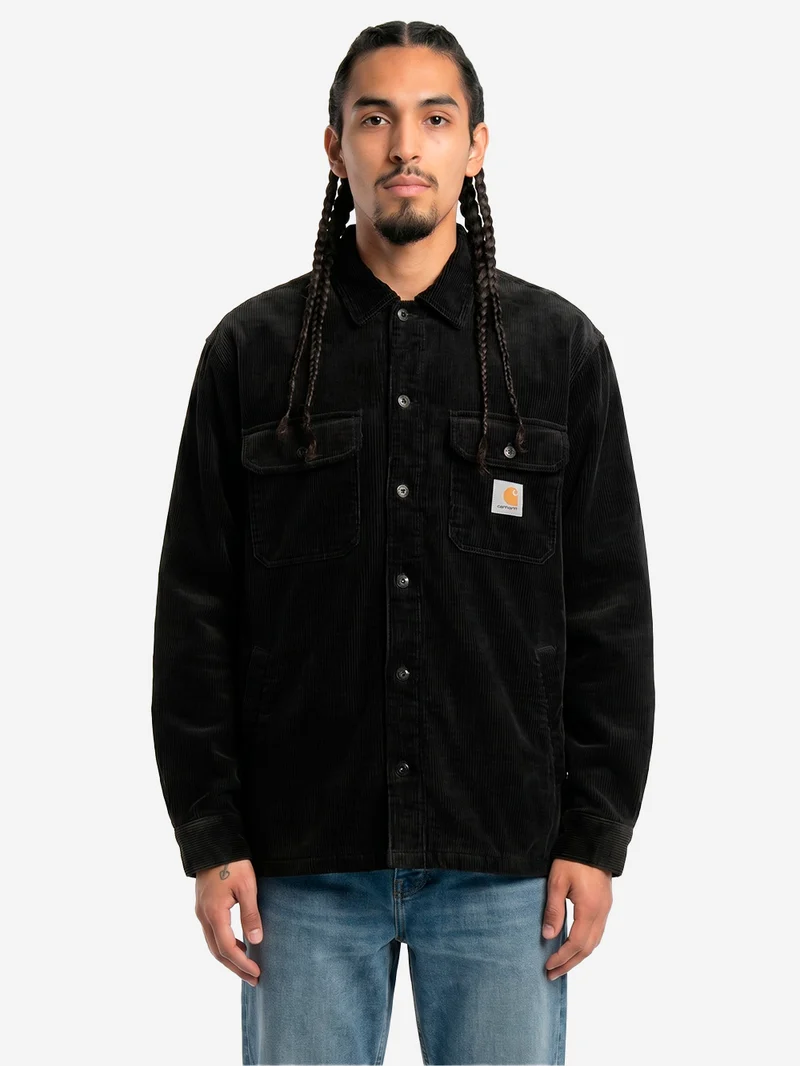 Overshirt foderata Whitsome nera