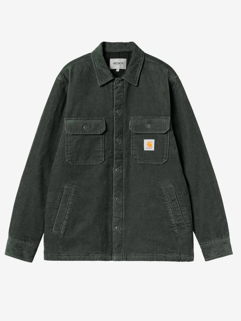 Overshirt foderata Whitsome verde