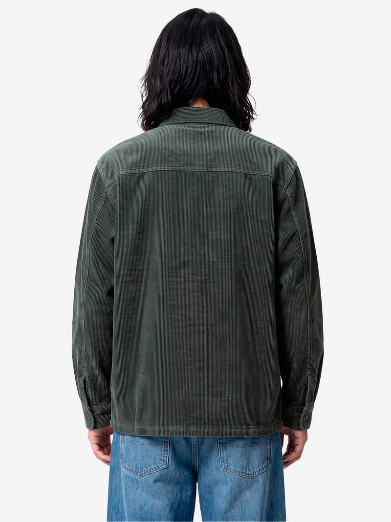 Overshirt foderata Whitsome verde