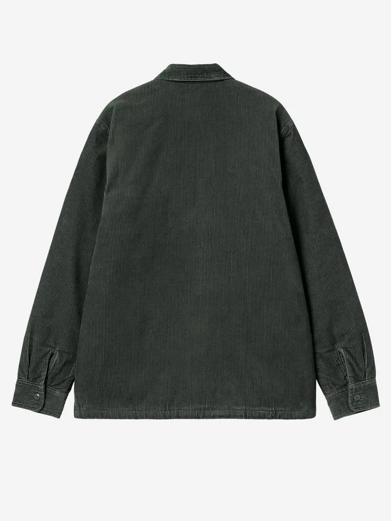 Overshirt foderata Whitsome verde