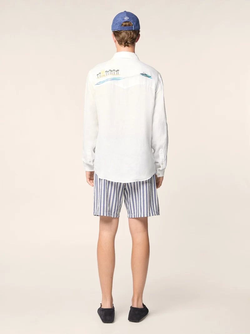 Linen Western Shirt