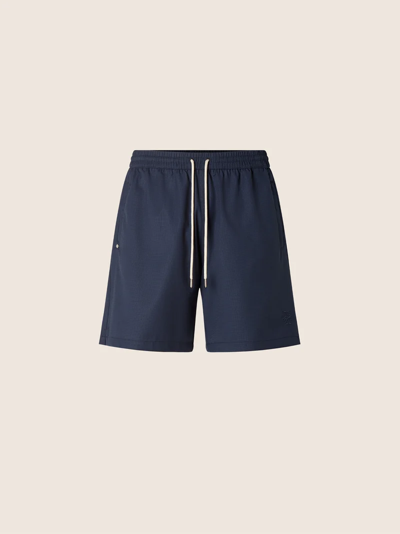 Wool and Ripstop Swim Shorts