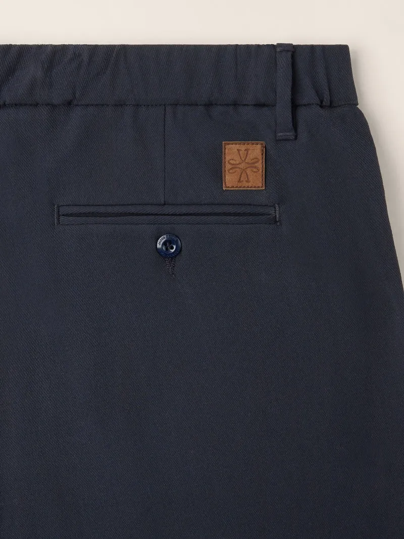 Gray – Pants in Wool and Nylon Stretch Twill