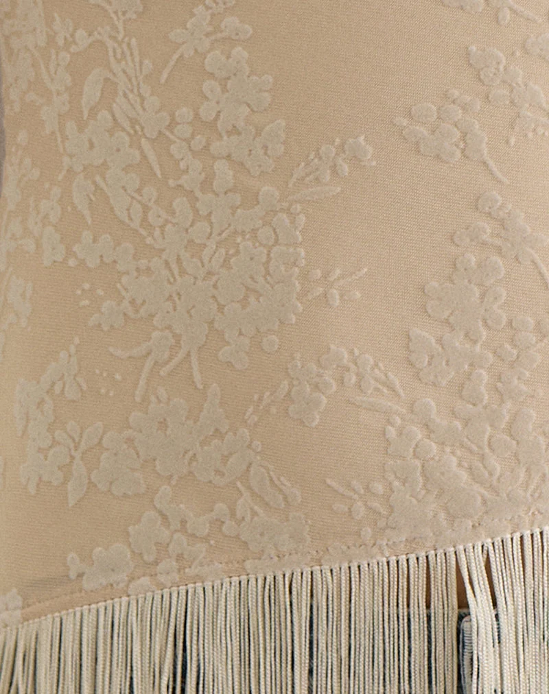 Astada-Top in der Farbe „Moss Petal Coconut Milk“
