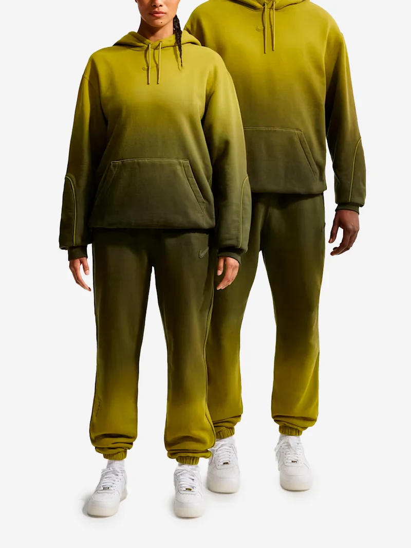 Pantaloni fleece verdi CS Nocta x Drake con elastico alla caviglia