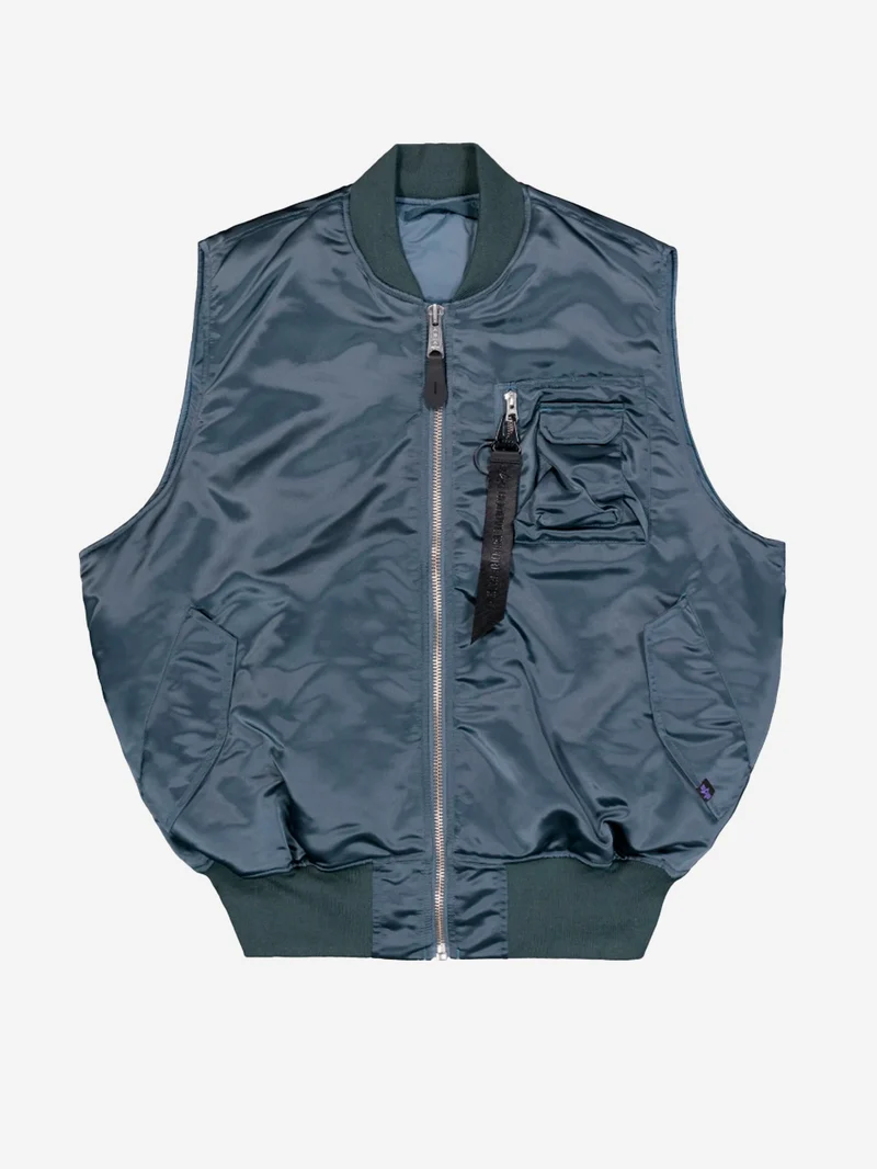Gilet reversibile MA-1 Base UV blu