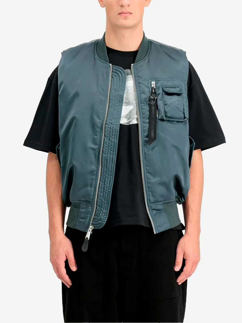 Gilet reversibile MA-1 Base UV blu