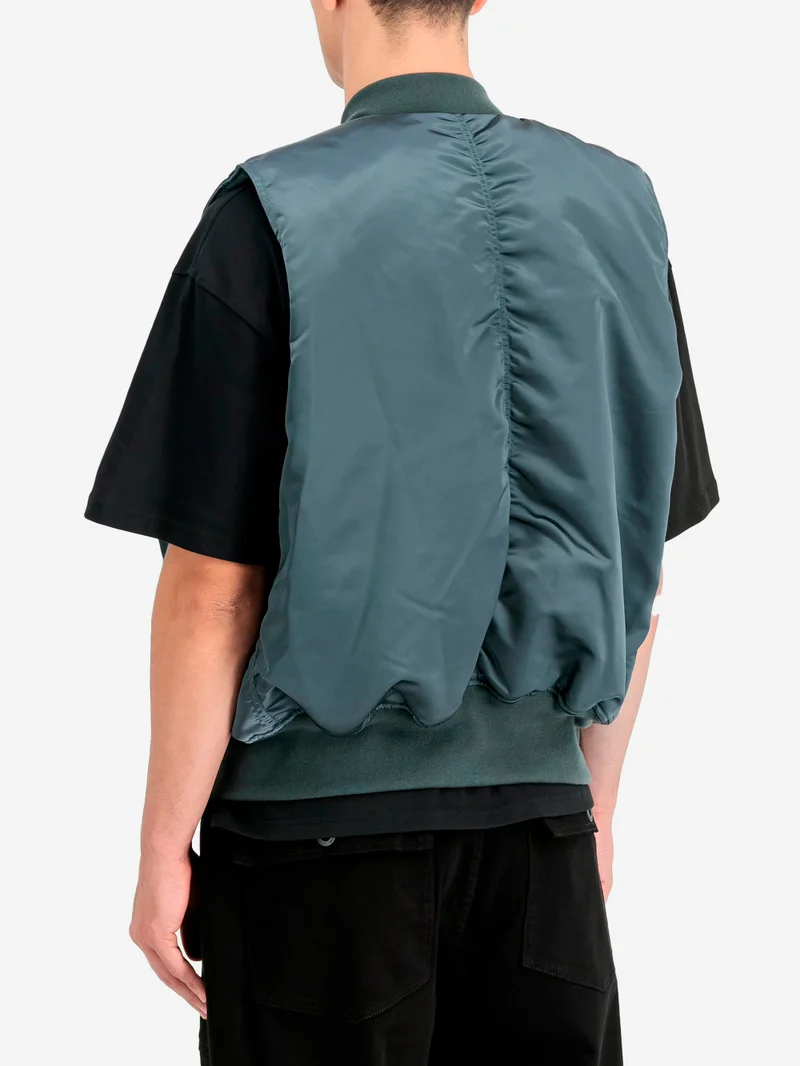 Gilet reversibile MA-1 Base UV blu