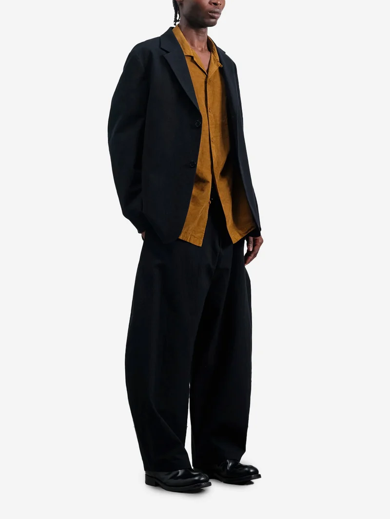 Camicia a manica corta 'Sidri' in misto lino e lyocell