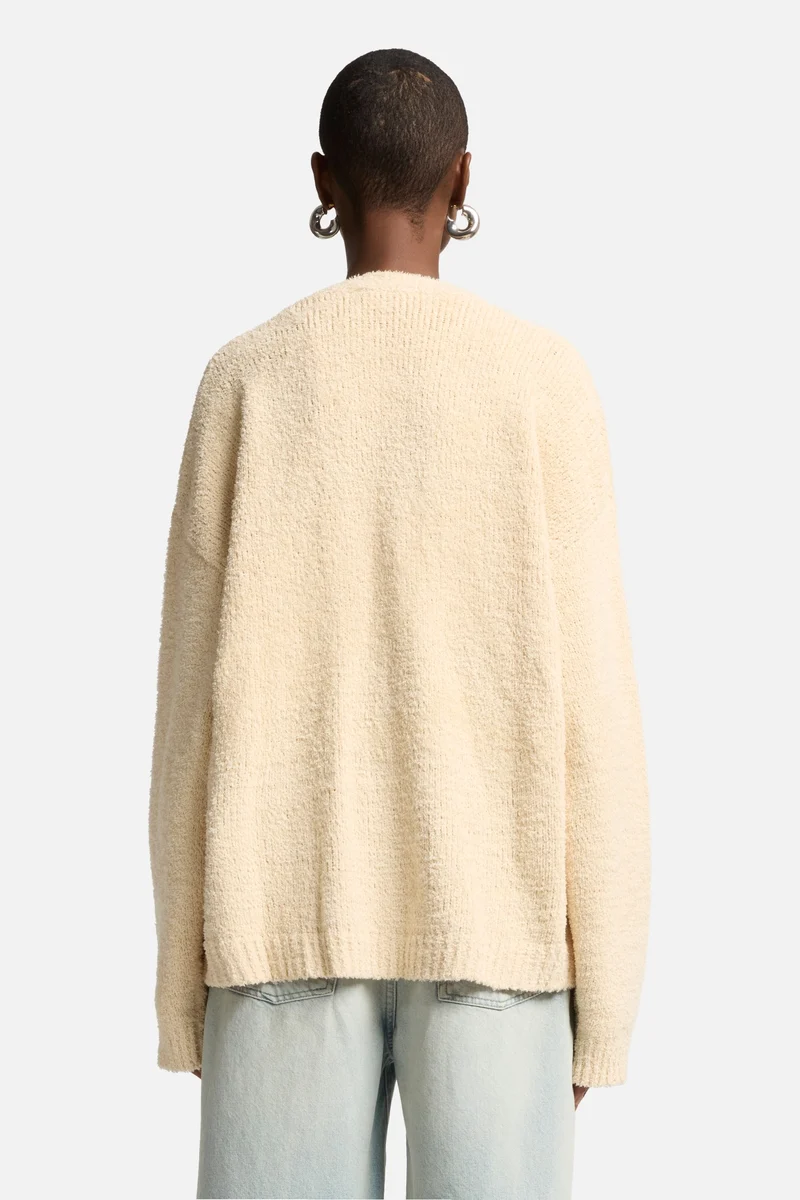 Oversized Cardigan in Sand