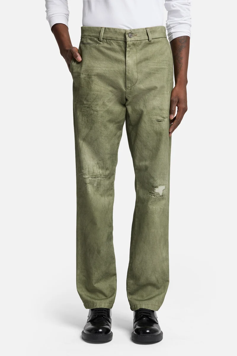 Digital Print Straight Chino in Russel