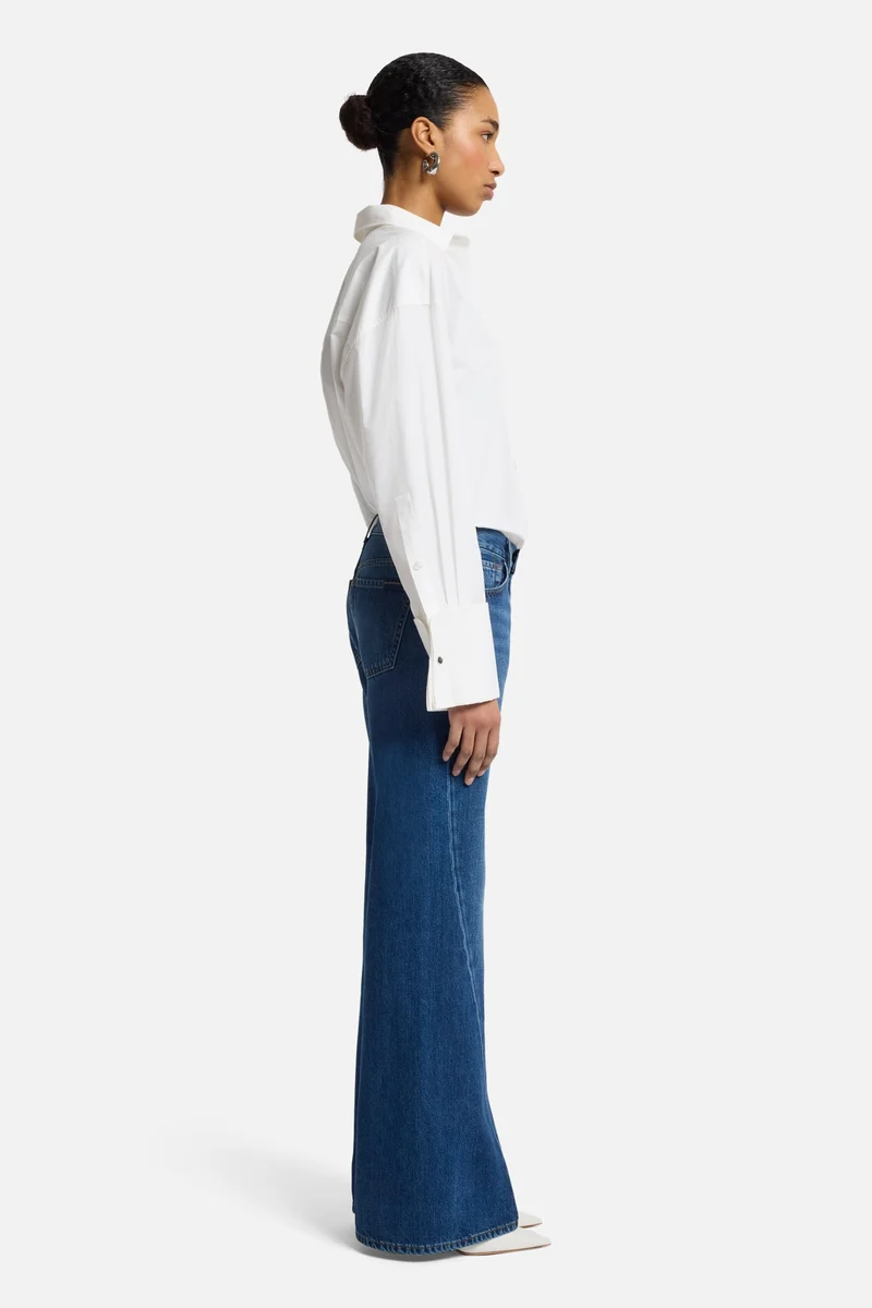 Slim Illusion Twisted Seam Spencer Flare in Mesa