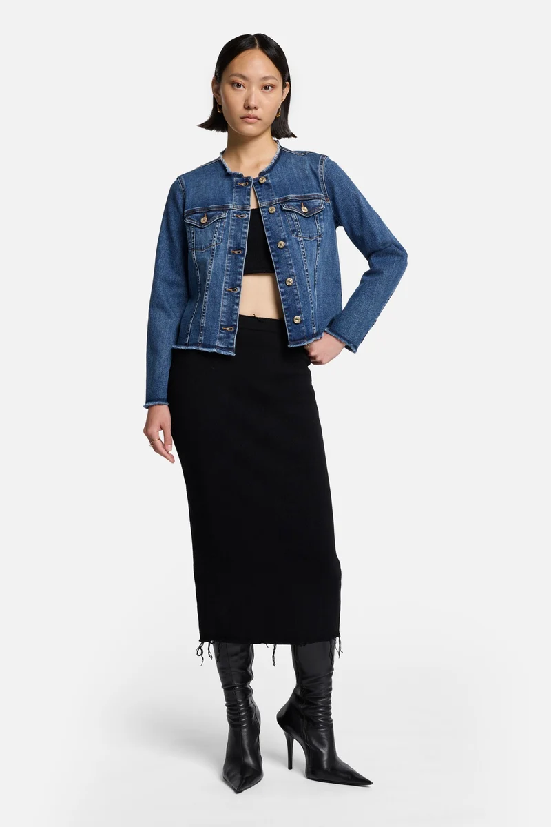 Vicky Denim Jacket in Soho Light