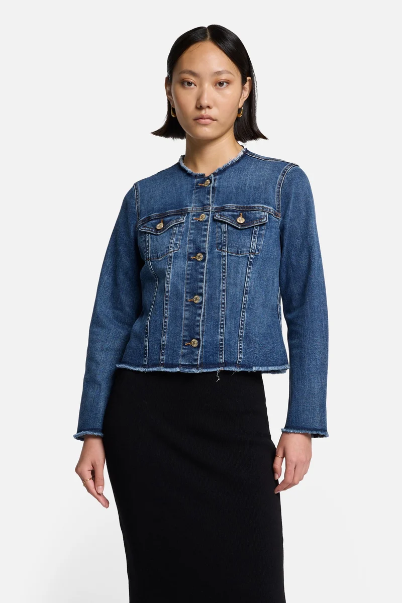 Vicky Denim Jacket in Soho Light