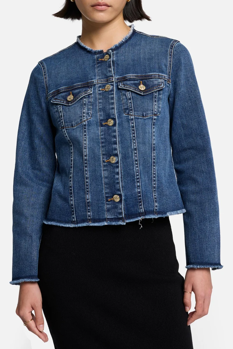 Vicky Denim Jacket in Soho Light