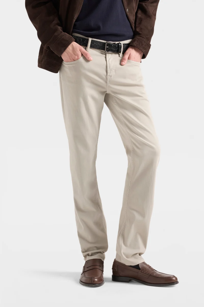 Luxe Performance Stretch Sateen Slimmy in Blade