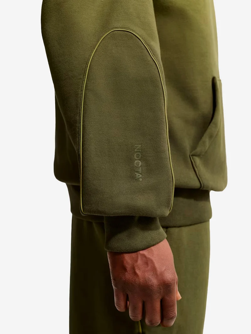 Felpa con cappuccio in fleece verde effetto vissuto NOCTA x Drake