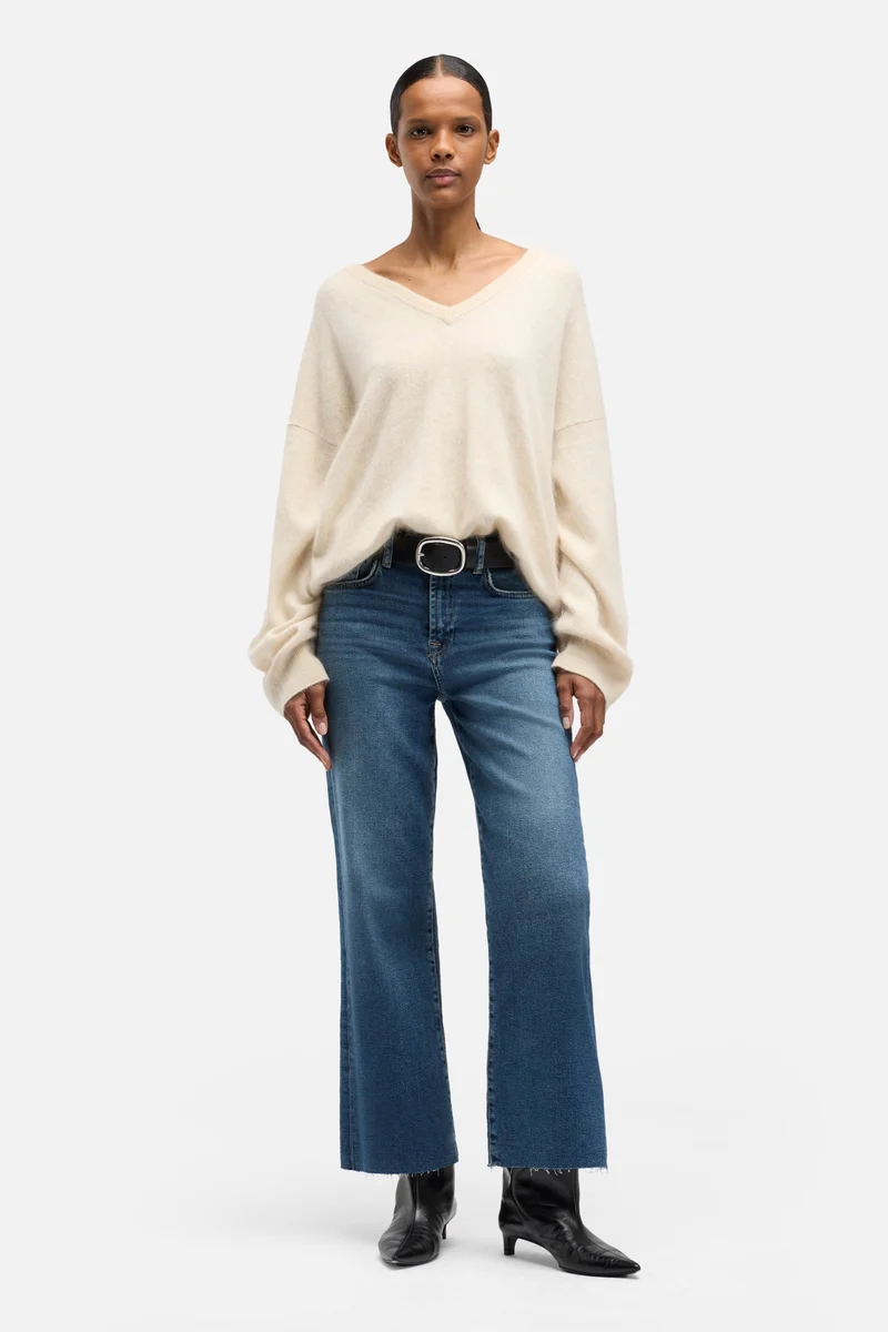 Luxe Vintage Cropped Alexa in Bay