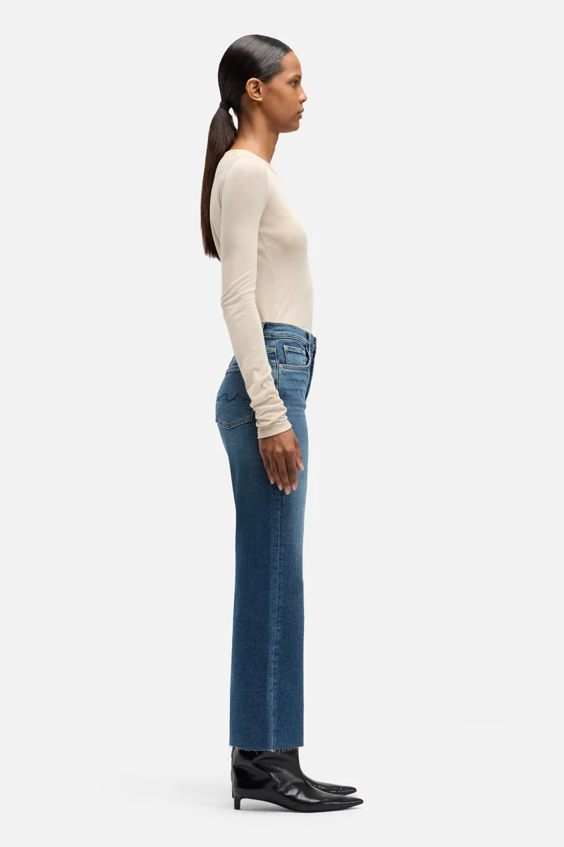 Luxe Vintage Cropped Alexa in Bay