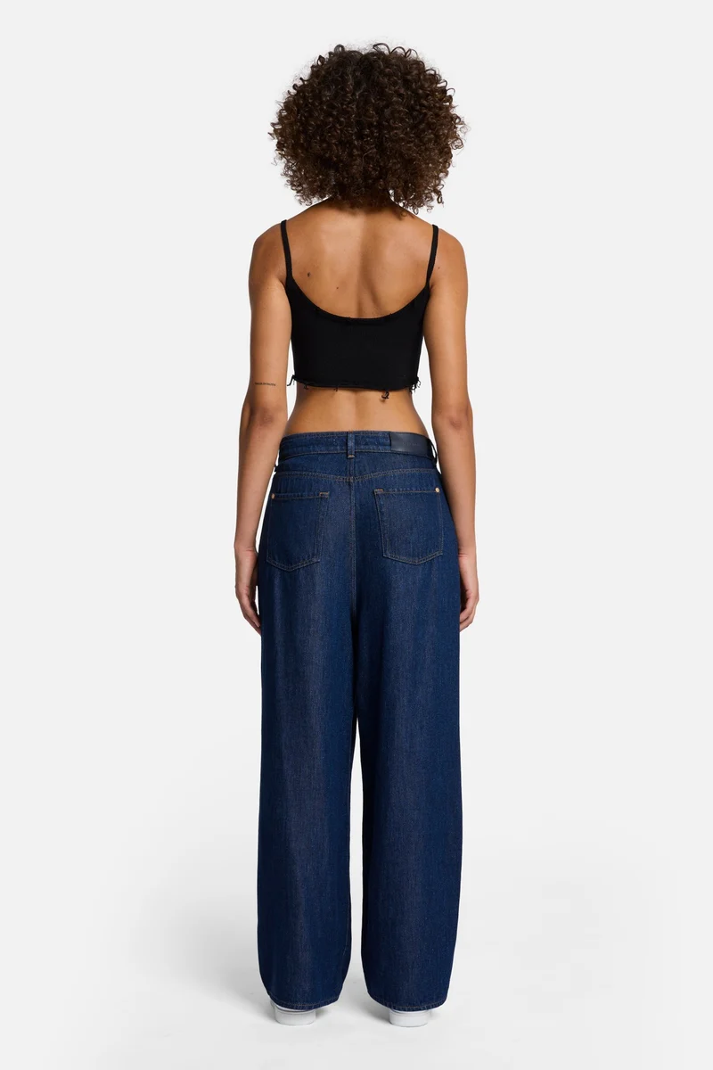 Denim Lustre Tilda Pant in Coco