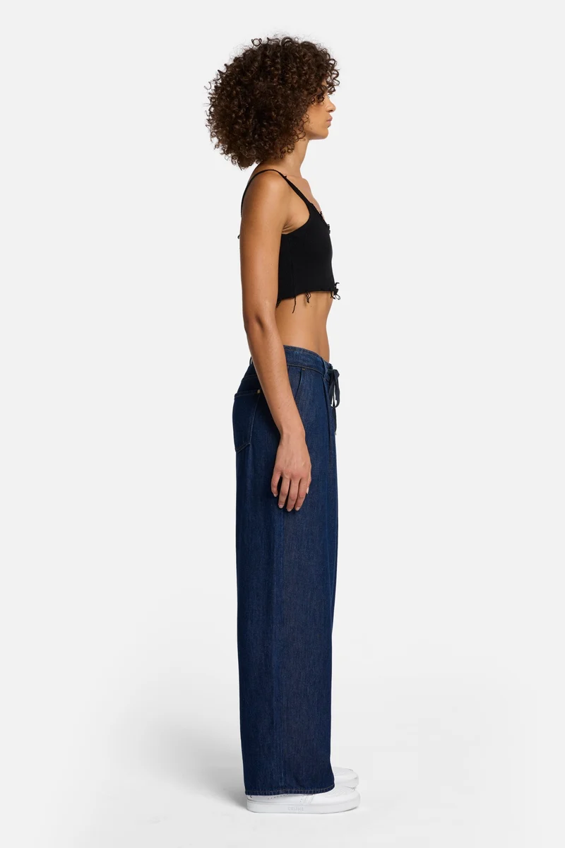 Denim Lustre Tilda Pant in Coco