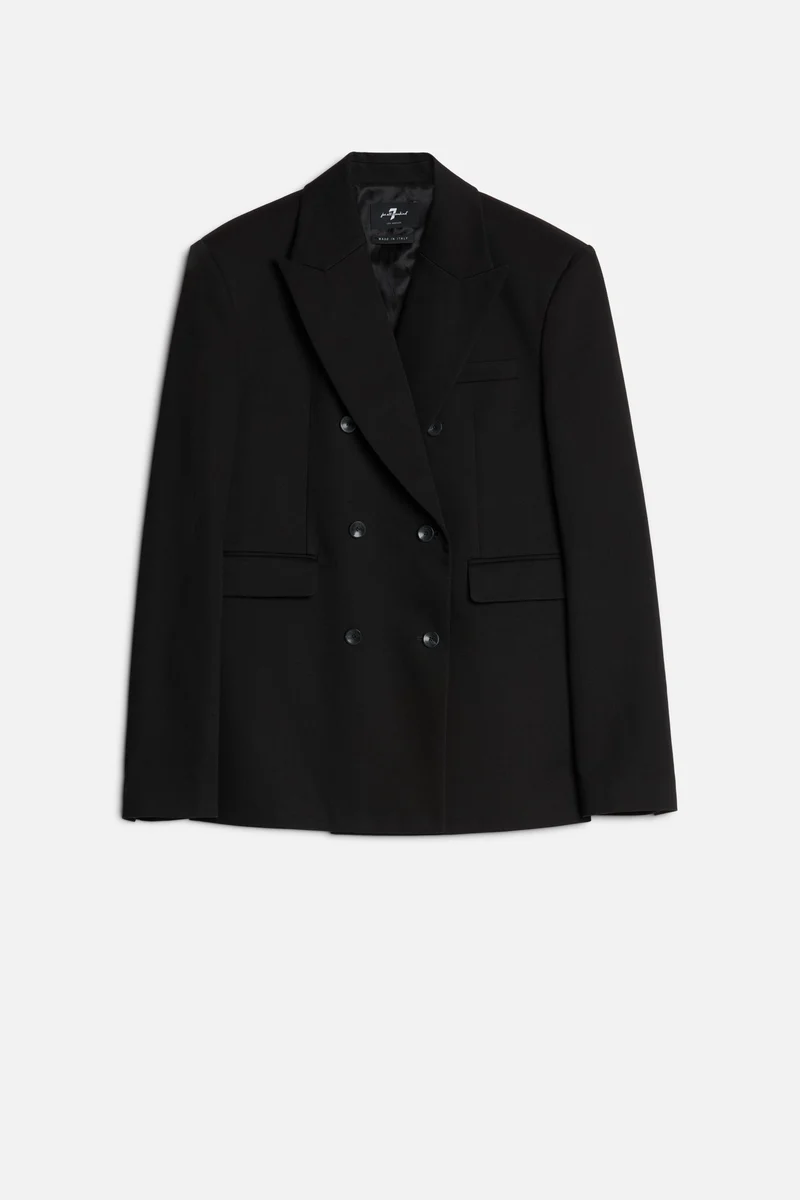 Double Breasted Blazer in Black