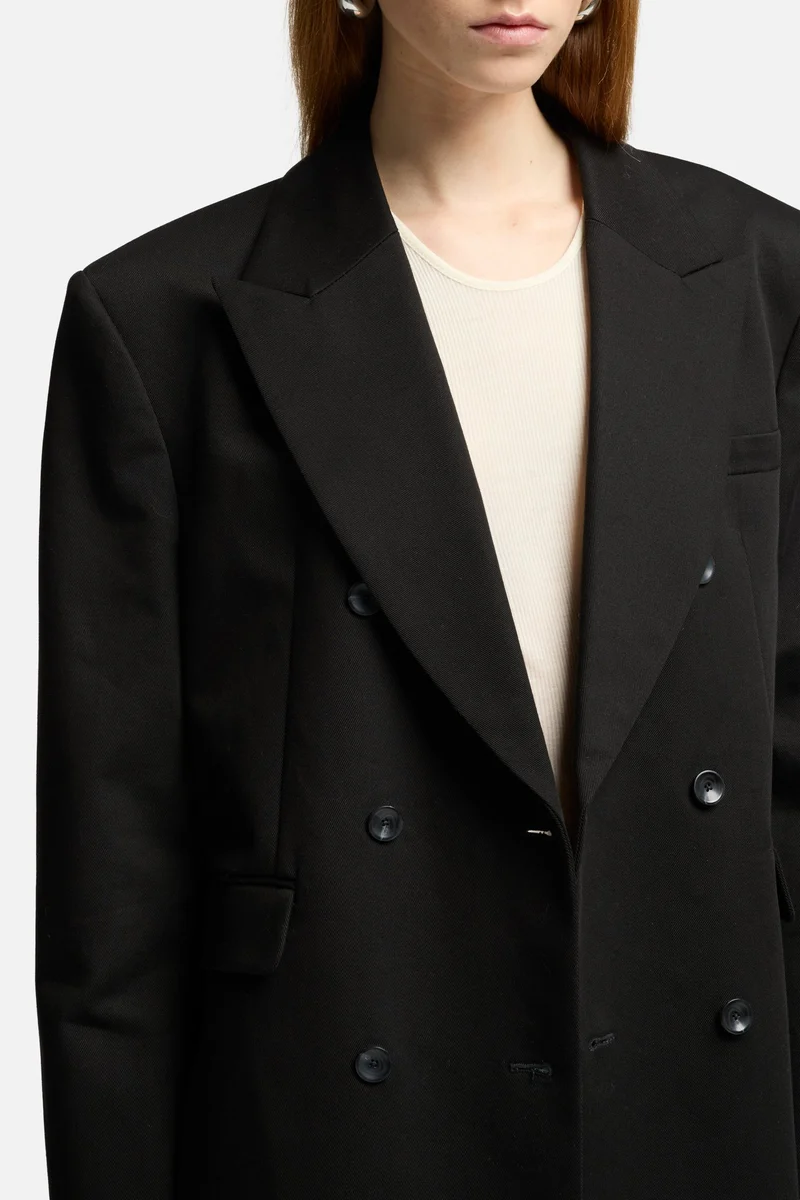 Double Breasted Blazer in Black