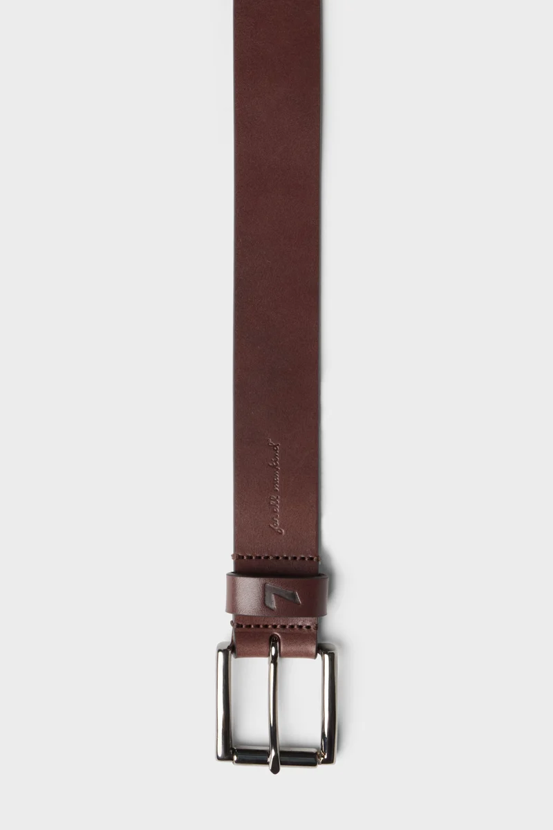 Classic Italian Leather Belt in Brown