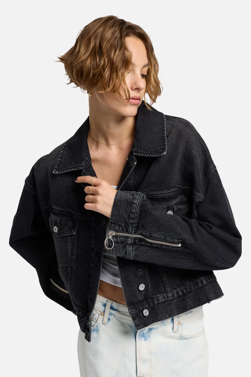 MANKIND Oli Cropped Trucker in Hustle