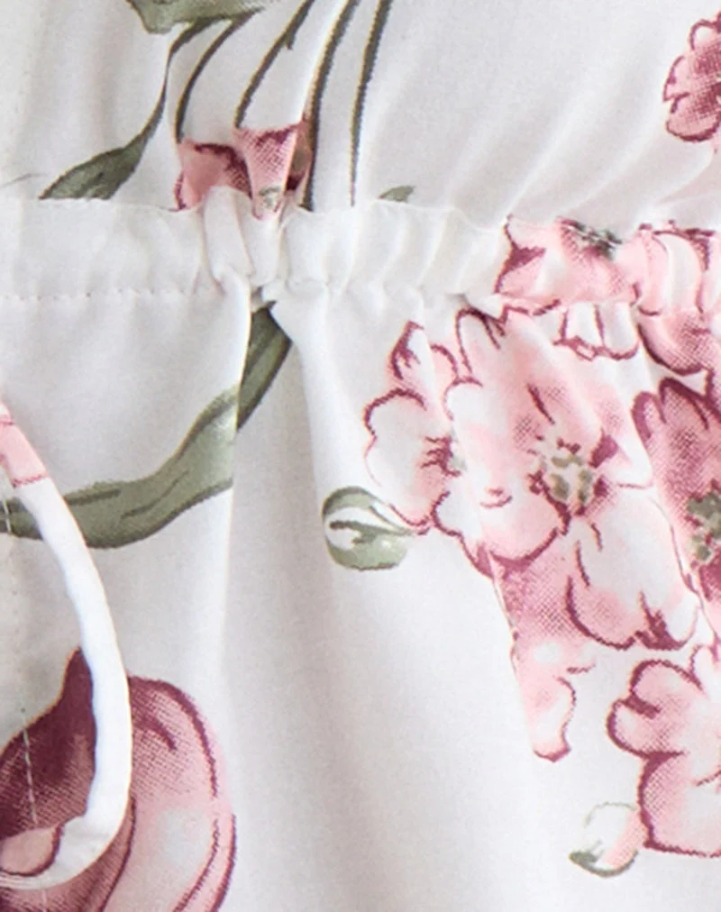 Yalova-Haltertop in „Femme Floral White“
