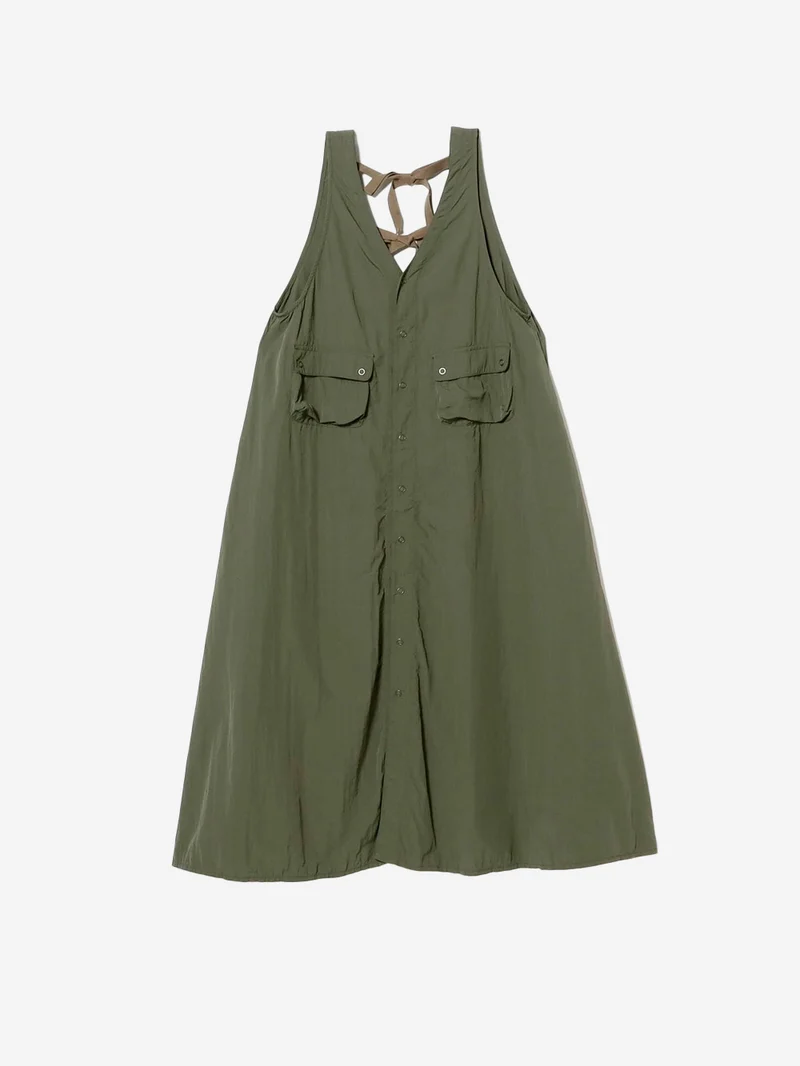 Abito Military verde Multifunzionale in Nylon Tussar C-1