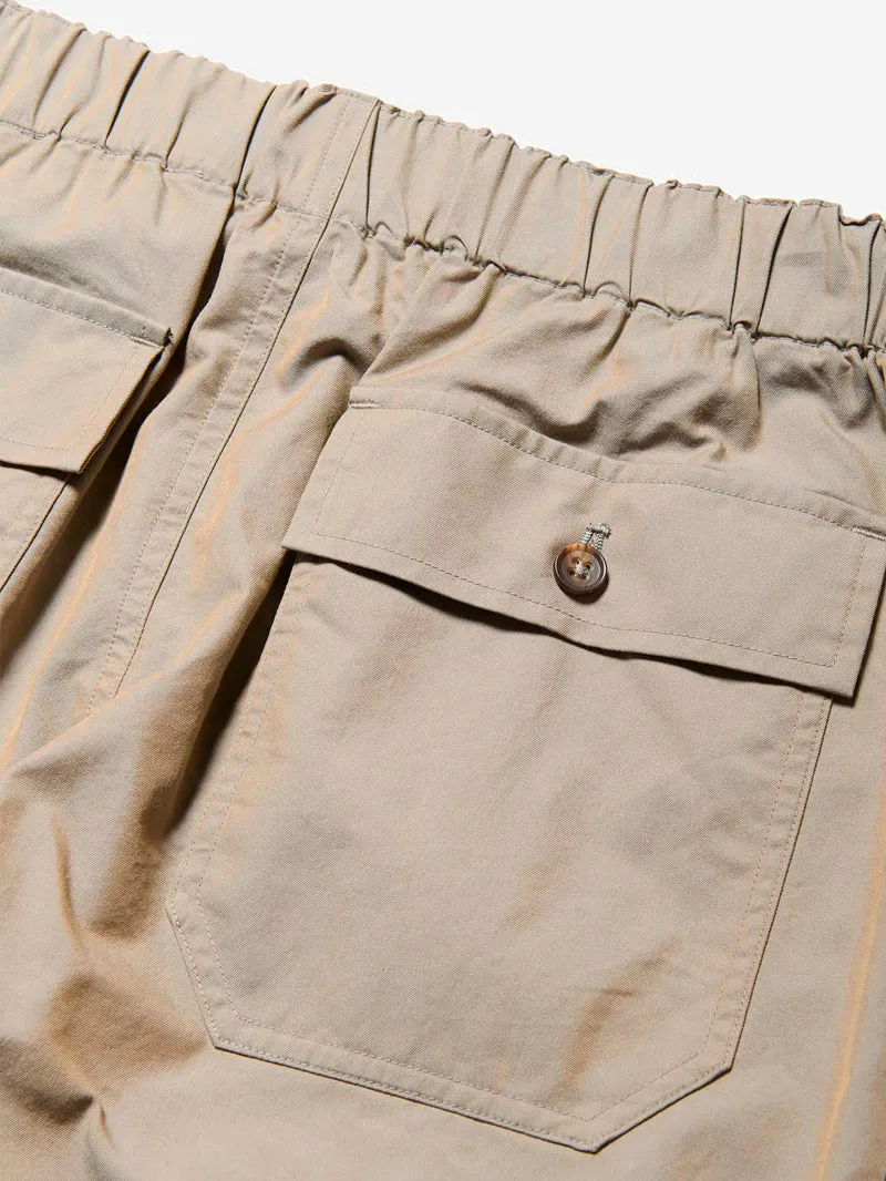 Pantaloni utility Chambray beige