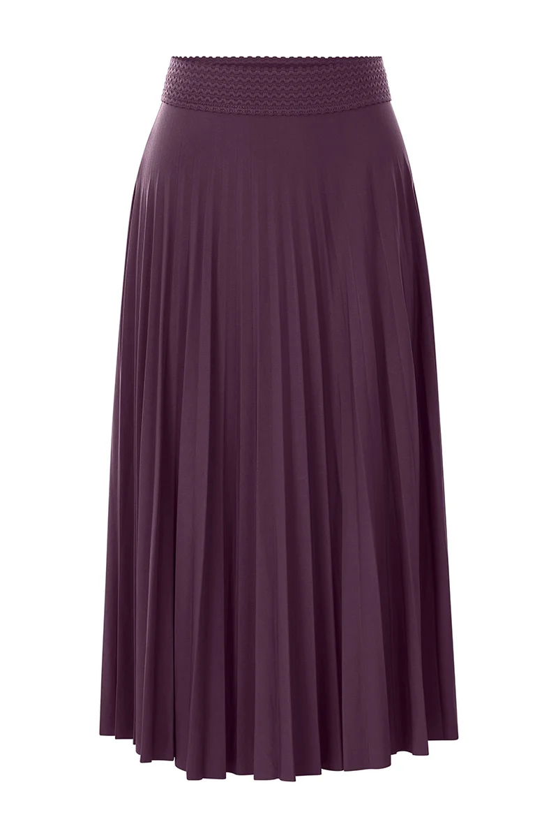 Plissee Skirt Recycled, mulberry