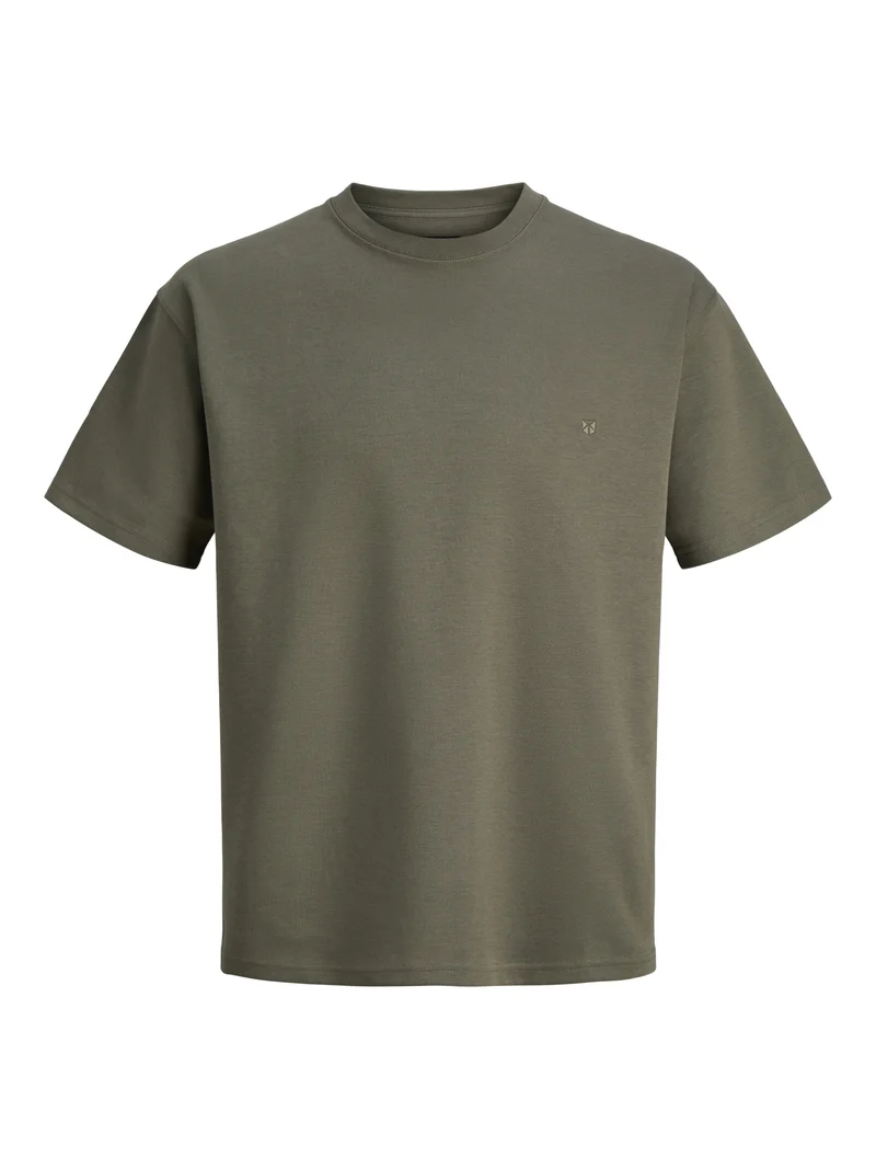 JPRBLAETHAN SS LOGO TEE SN, Smokey Olive