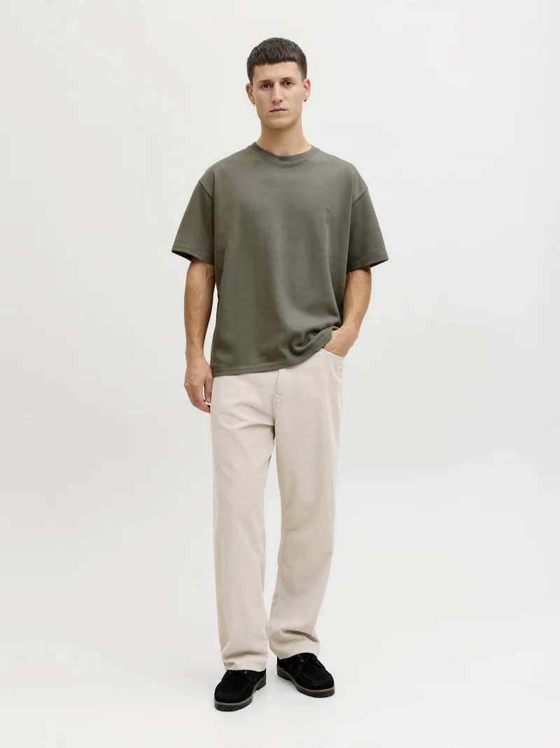 JPRBLAETHAN SS LOGO TEE SN, Smokey Olive