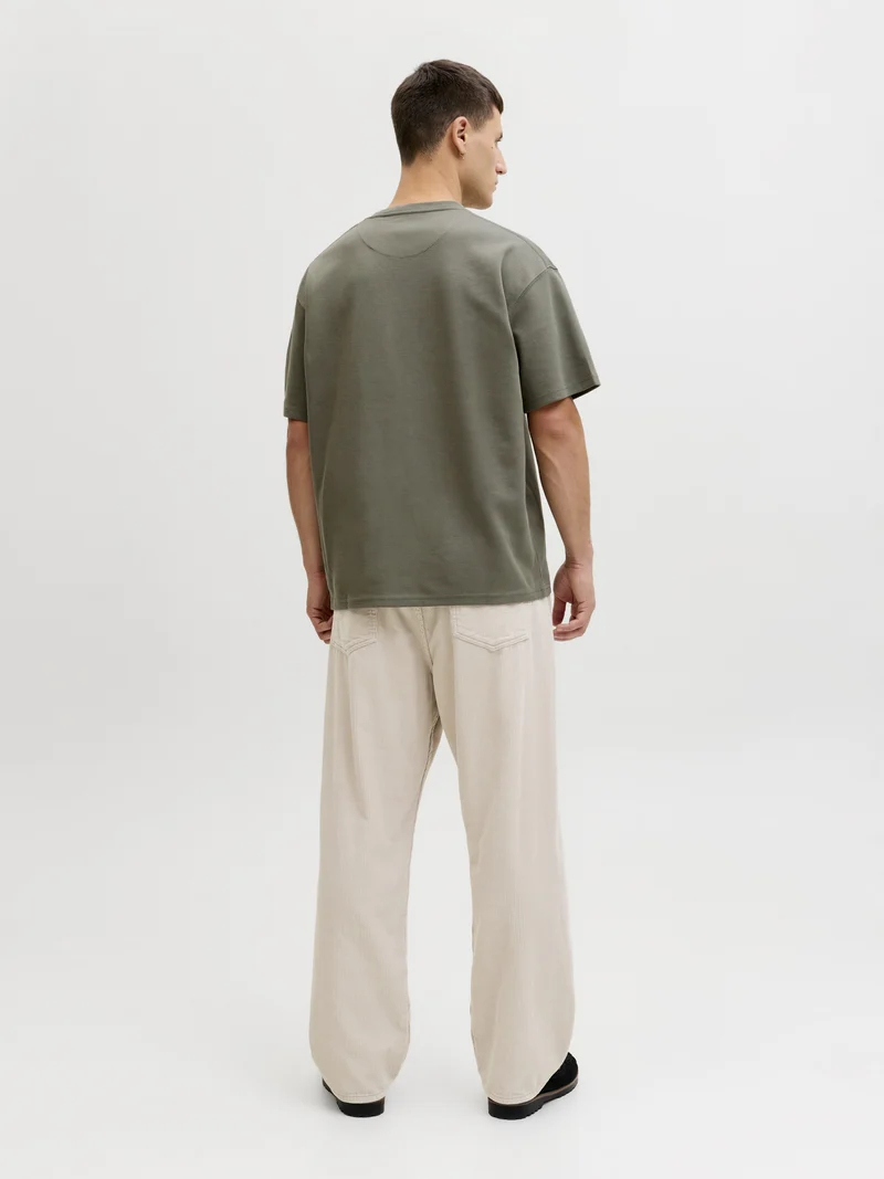 JPRBLAETHAN SS LOGO TEE SN, Smokey Olive