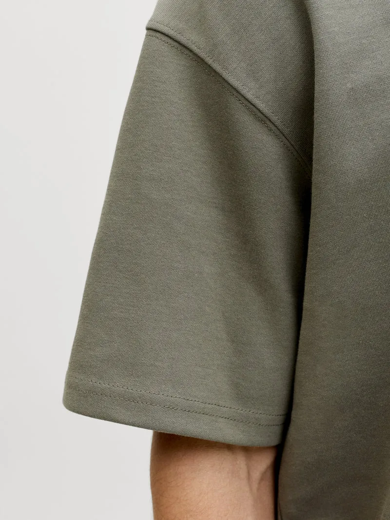 JPRBLAETHAN SS LOGO TEE SN, Smokey Olive