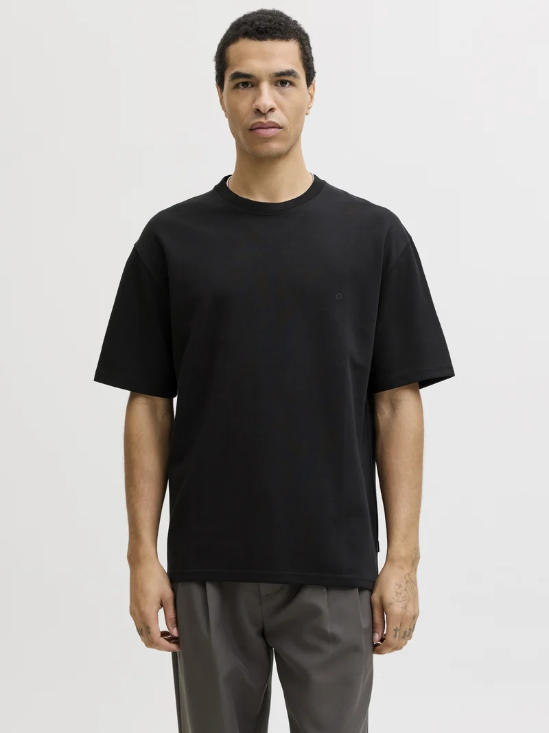 JPRBLAETHAN SS LOGO TEE SN, Black