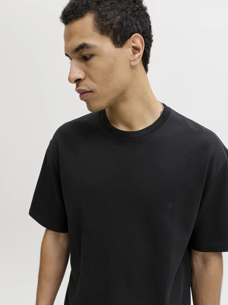 JPRBLAETHAN SS LOGO TEE SN, Black