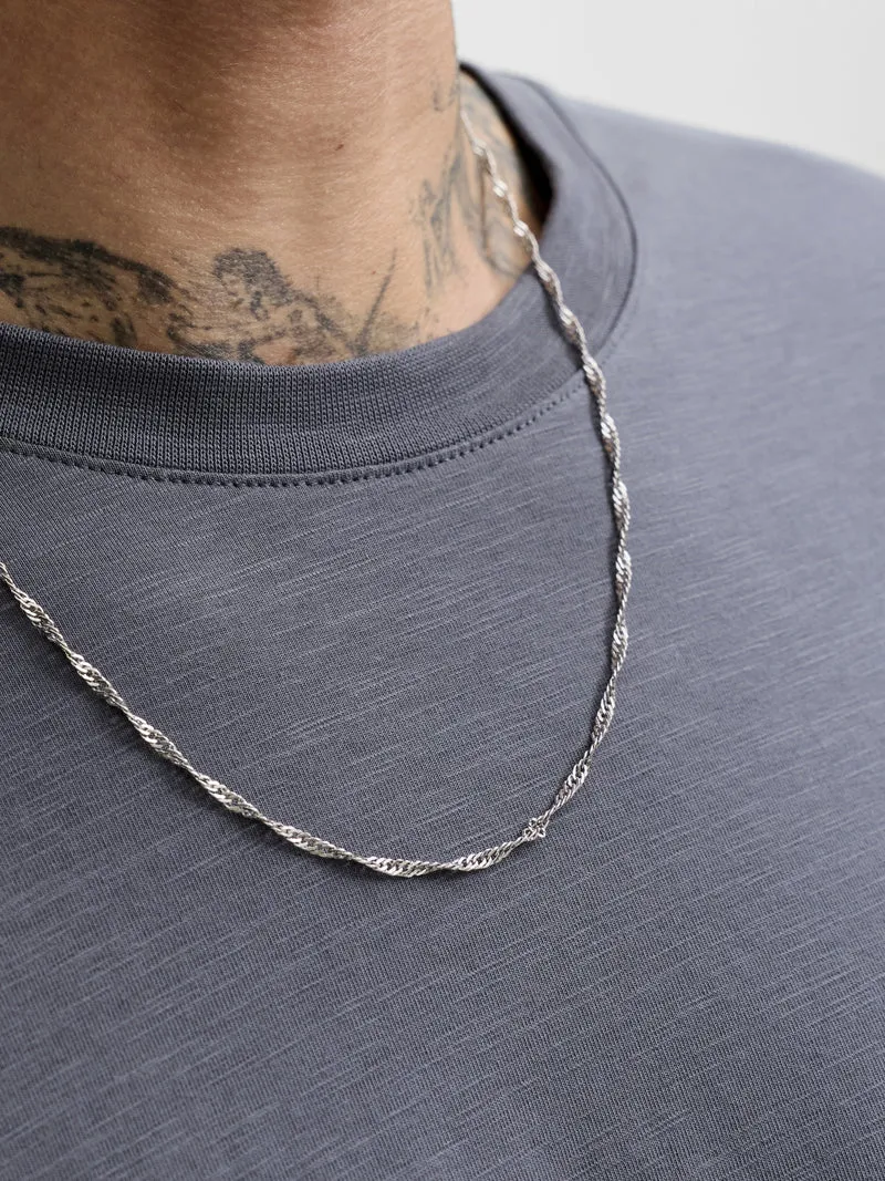 JJEDOVER SLUB TEE SS NOOS, Turbulence