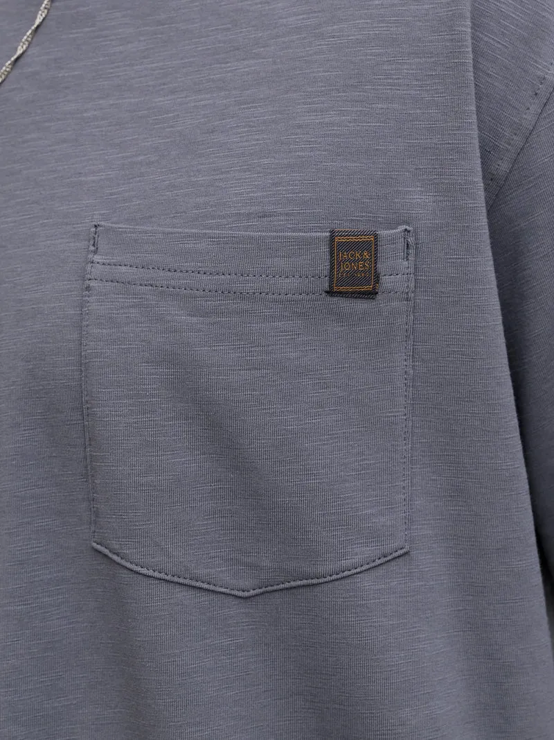 JJEDOVER SLUB TEE SS NOOS, Turbulence