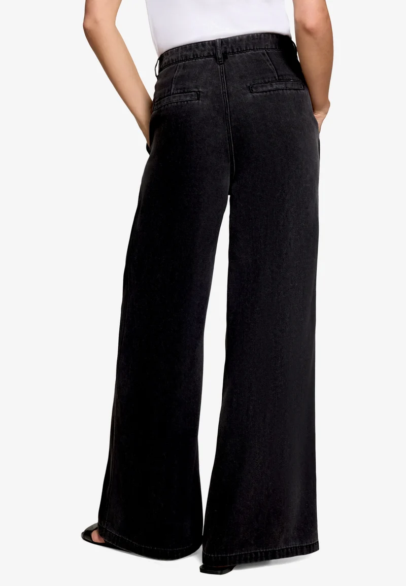 Hose Klassisch 1/1 Länge, Black Denim