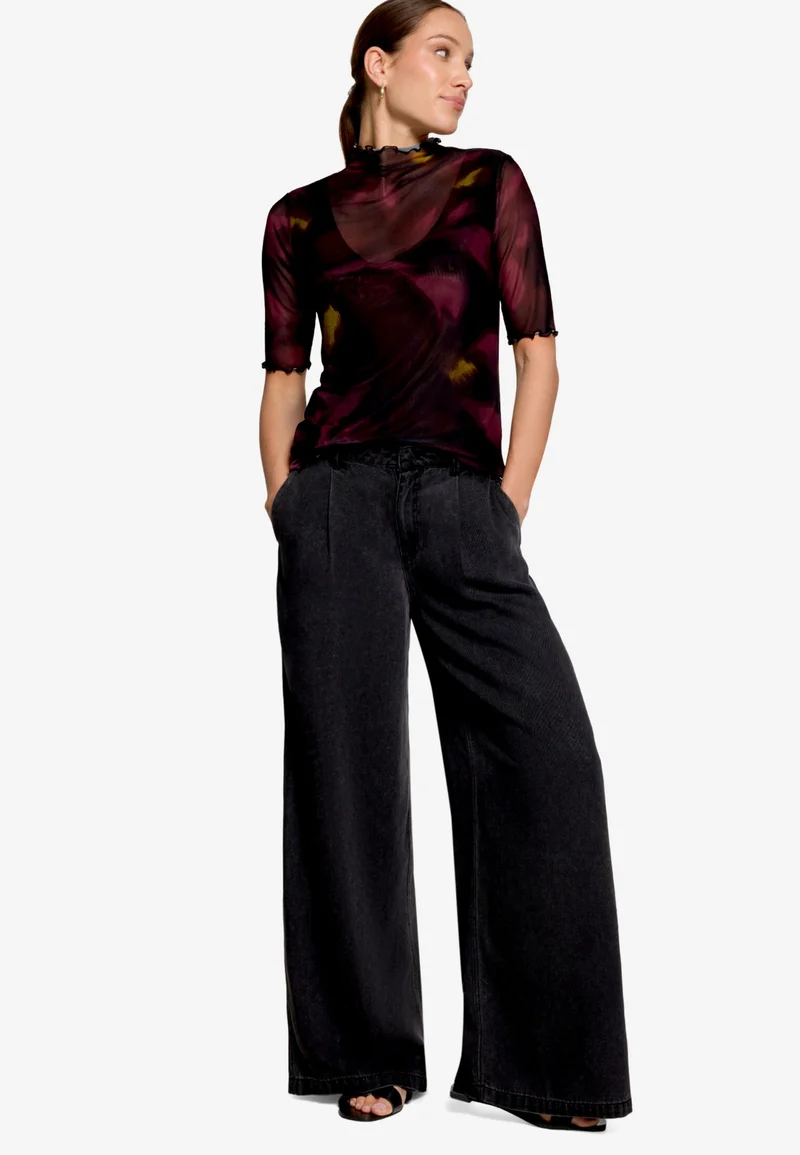 Hose Klassisch 1/1 Länge, Black Denim