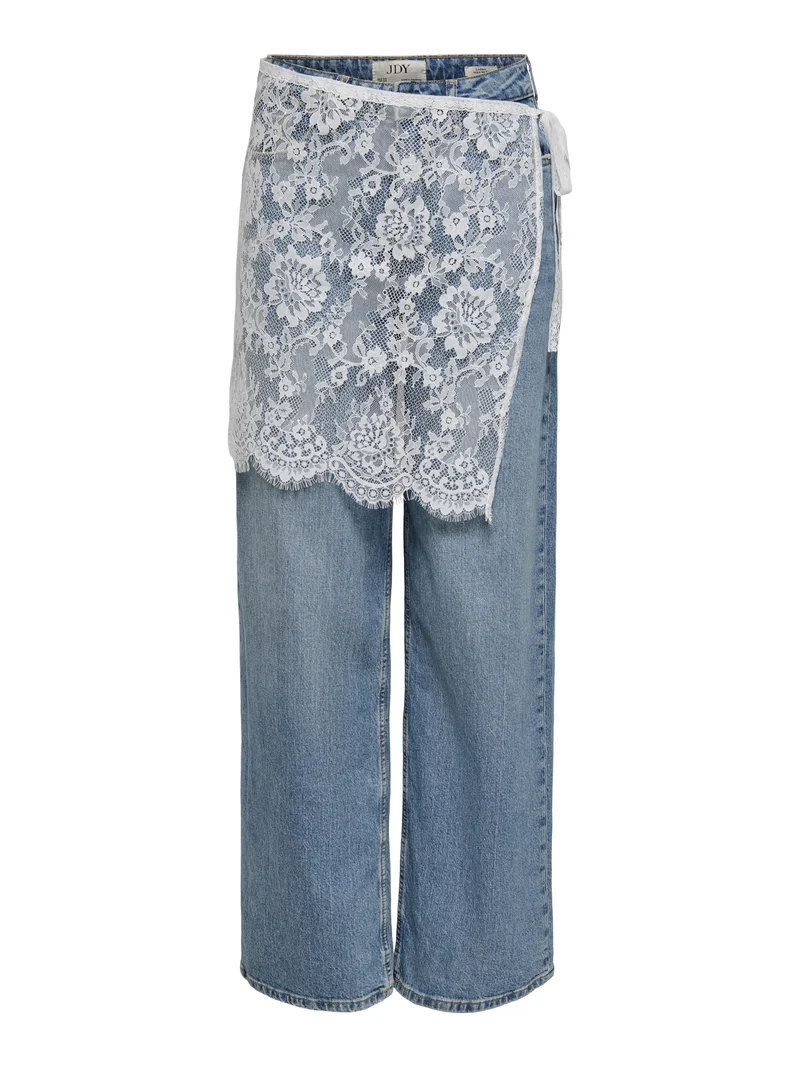 JDYNELA LACE SCARF WVN, White