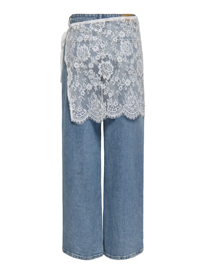 JDYNELA LACE SCARF WVN, White
